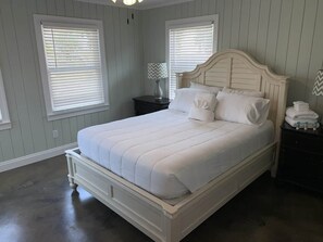 2 bedrooms, in-room safe, iron/ironing board, WiFi