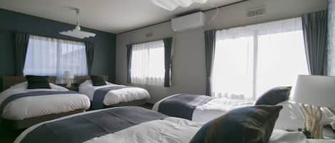 3 chambres, bureau, fer et planche Ă repasser, Wi-Fi gratuit