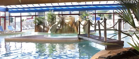 Indoor pool, outdoor pool