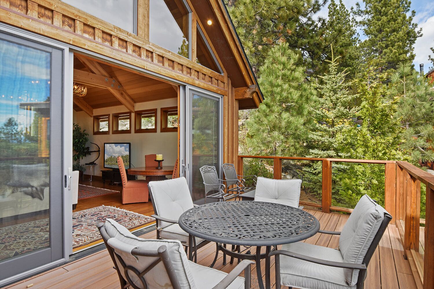 Mountain Chalet Lake Views w/ BBQ on Deck, Pool Table, Minutes from Tahoe City