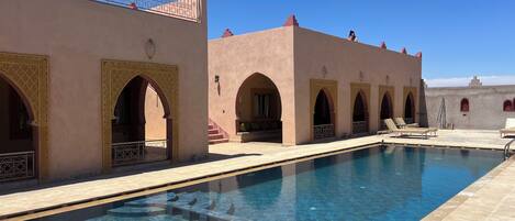 Indoor pool, outdoor pool