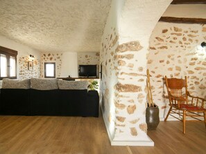 TV - Beautiful private villa with A/C, WIFI, private pool, TV, terrace, pets allowed and panoramic view (Benissa)