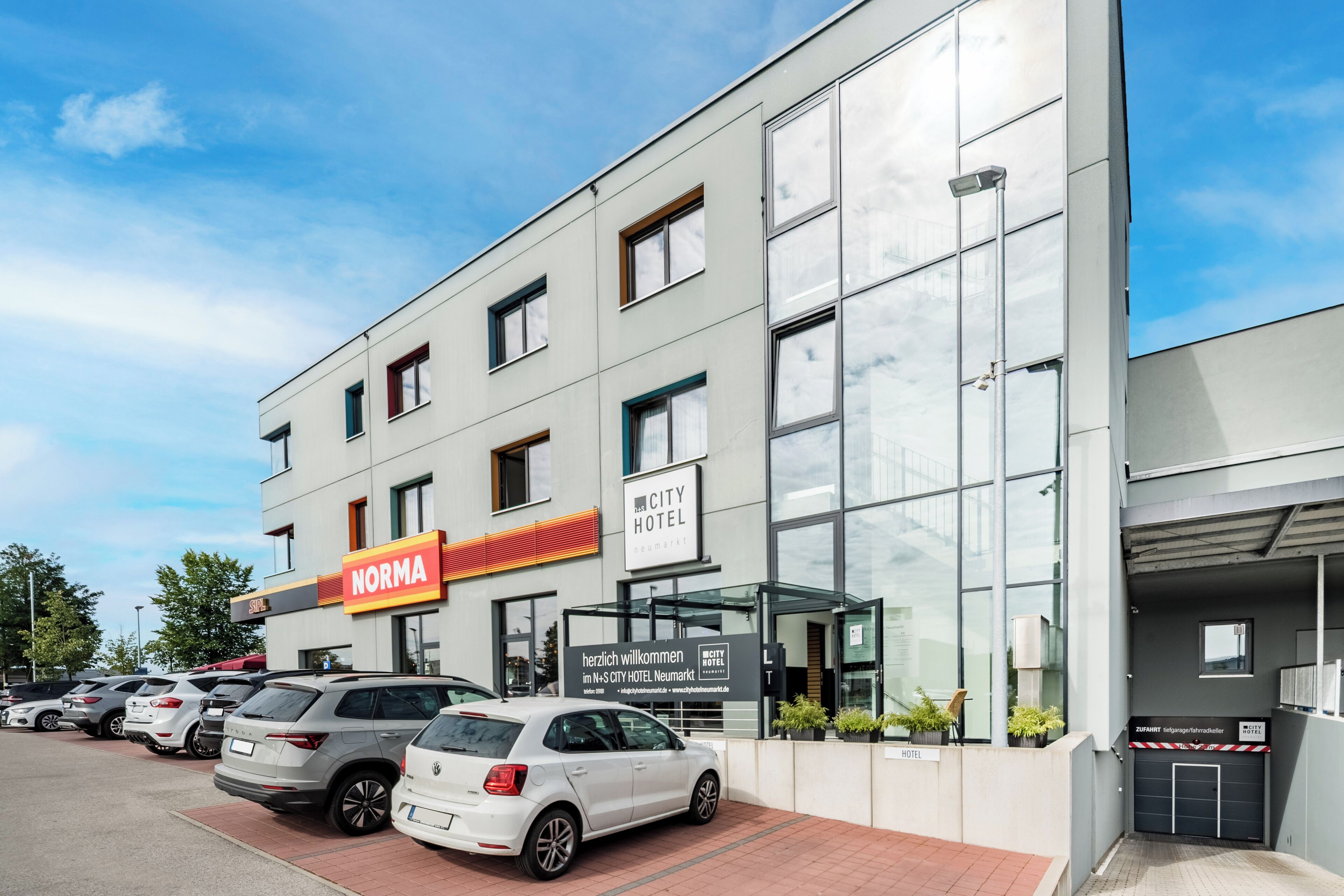 Fassade der Unterkunft