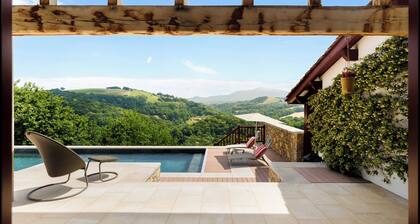 Studio URSUYA spacieux, avec vue montagnes, accès spa & piscine