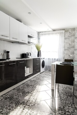 Private kitchen - NEW bright stylish apartment near Riga (Baloži)