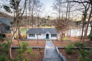 Exterior - Rosewater Cottage | Lakefront Lake Lure Retreat with Double Boathouse and Screened Porch (Lake Lure)