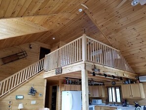 Interior - Luxury Riverfront Log Cabin Retreat White Mountains, NH (Thornton)