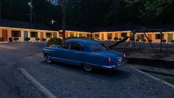 Front of property - evening/night