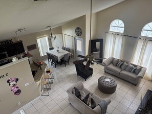 Smart TV, video games, DVD player, stereo