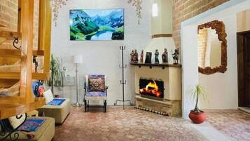 Sala de estar en el lobby