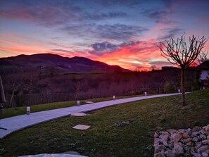 Property grounds - Spacious BAÏGURA studio, mountain views, direct access to pool & spa (Hasparren)