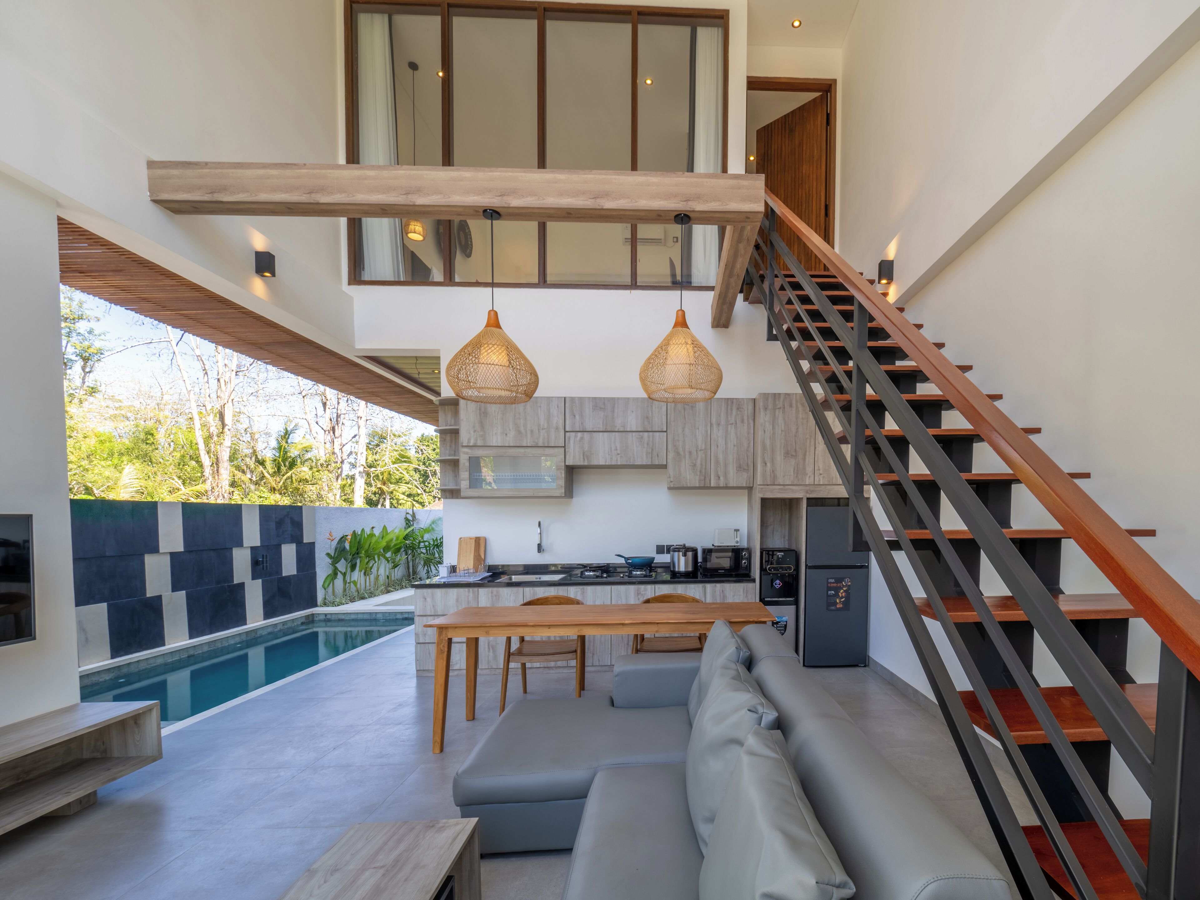 Deluxe Villa, 2 Bedrooms, Pool View | Premium bedding, in-room safe, individually decorated