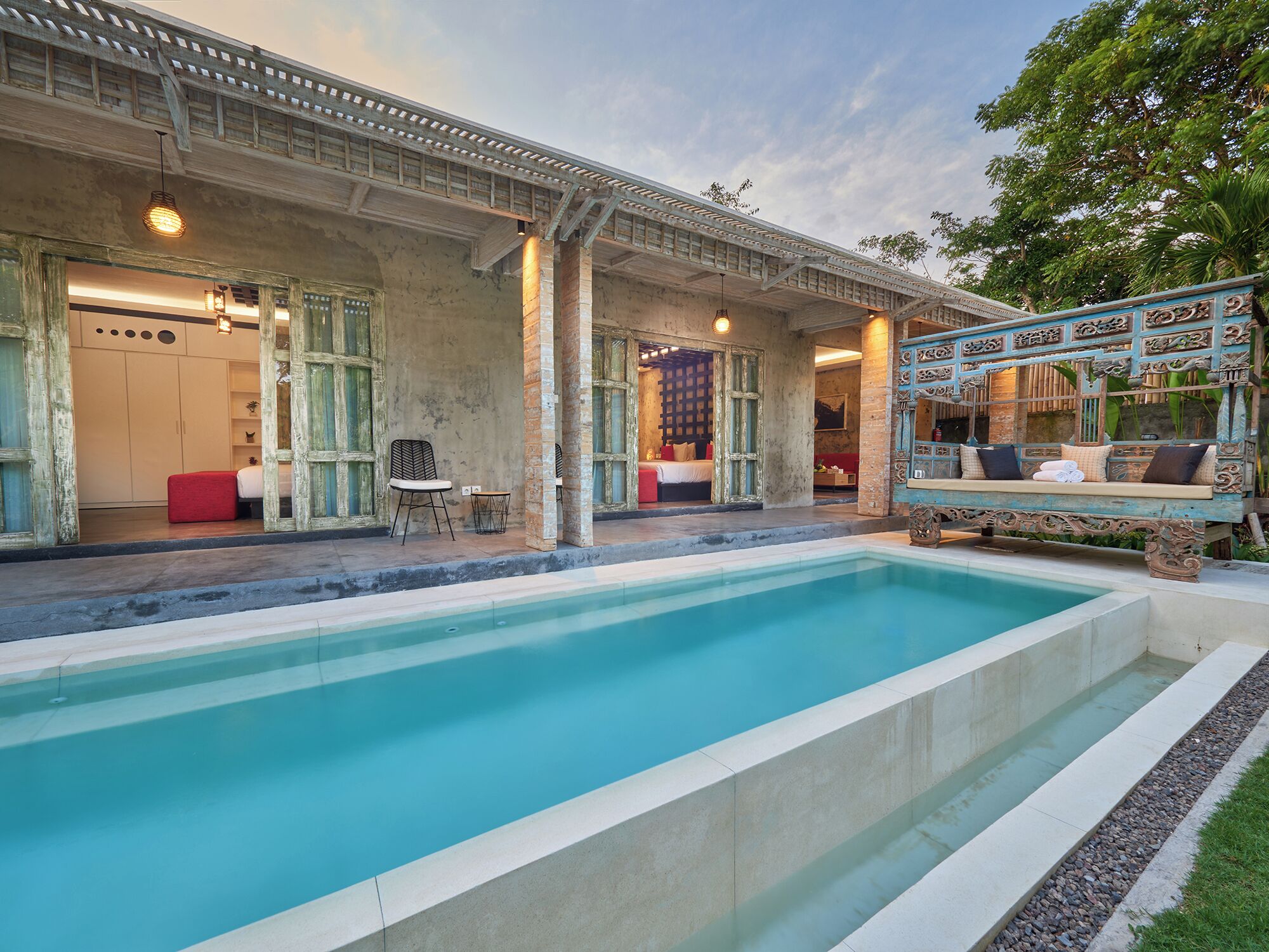 Villa, 2 soverom, privat basseng | Terrasse/patio