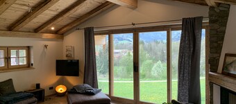 Chalet/ferienhaus Hyggei 110qm, 3 Schlaf-, 1 Wohnzi., Off. Kamin, Balk., 2 Bäder, 2 Wcs, Max. 6 P