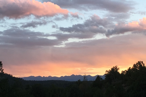 One of the many colorful displays at sunset!