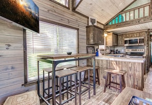 Dining - Tiny Home Living with a hot tub in Hillbilly Bear (Sevierville)