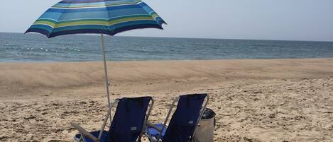 Am Strand, Liegestühle