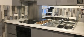 Condominium housing. Park near city center