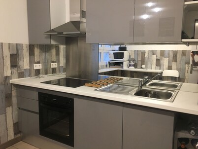 Condominium housing. Park near city center