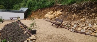 Ferienhaus mit Garten im Donautal, Jagdhüsli
