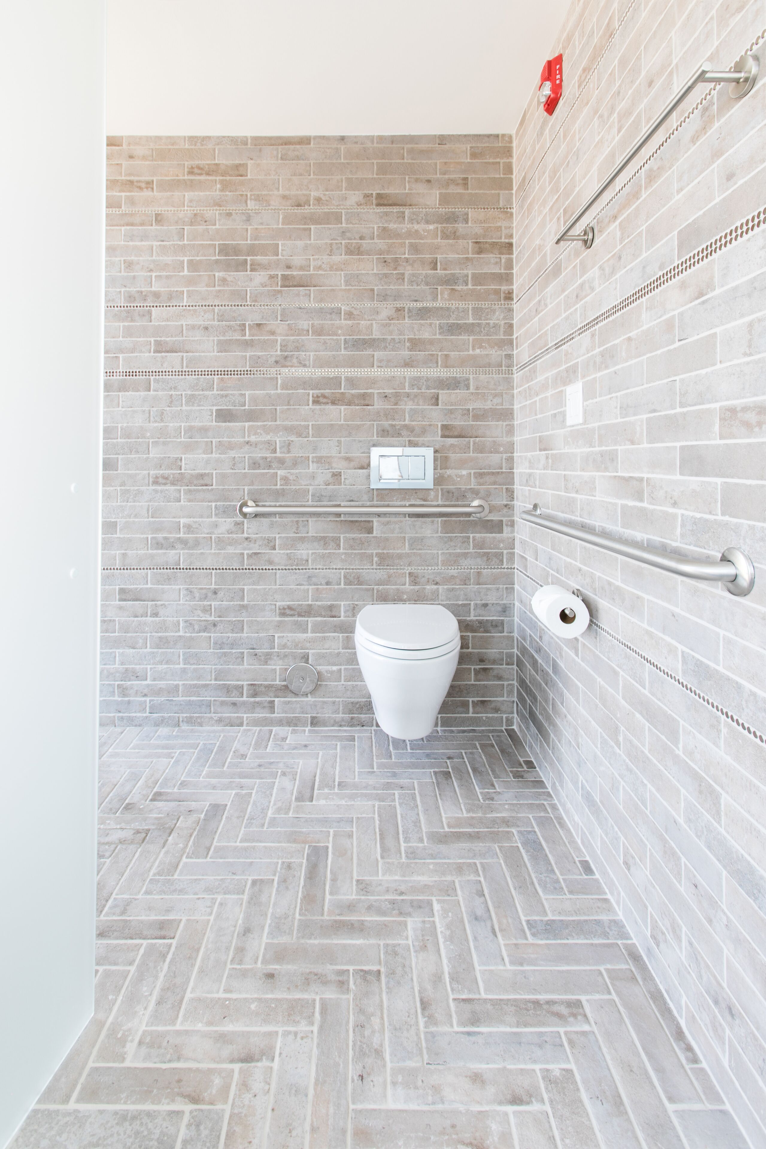 changes ada compliant | bathroom | shower, rainfall showerhead, designer toiletries, hair dryer