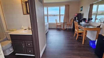 Panorama-Zimmer, 1 Queen-Bett, mit Bad, Meerblick