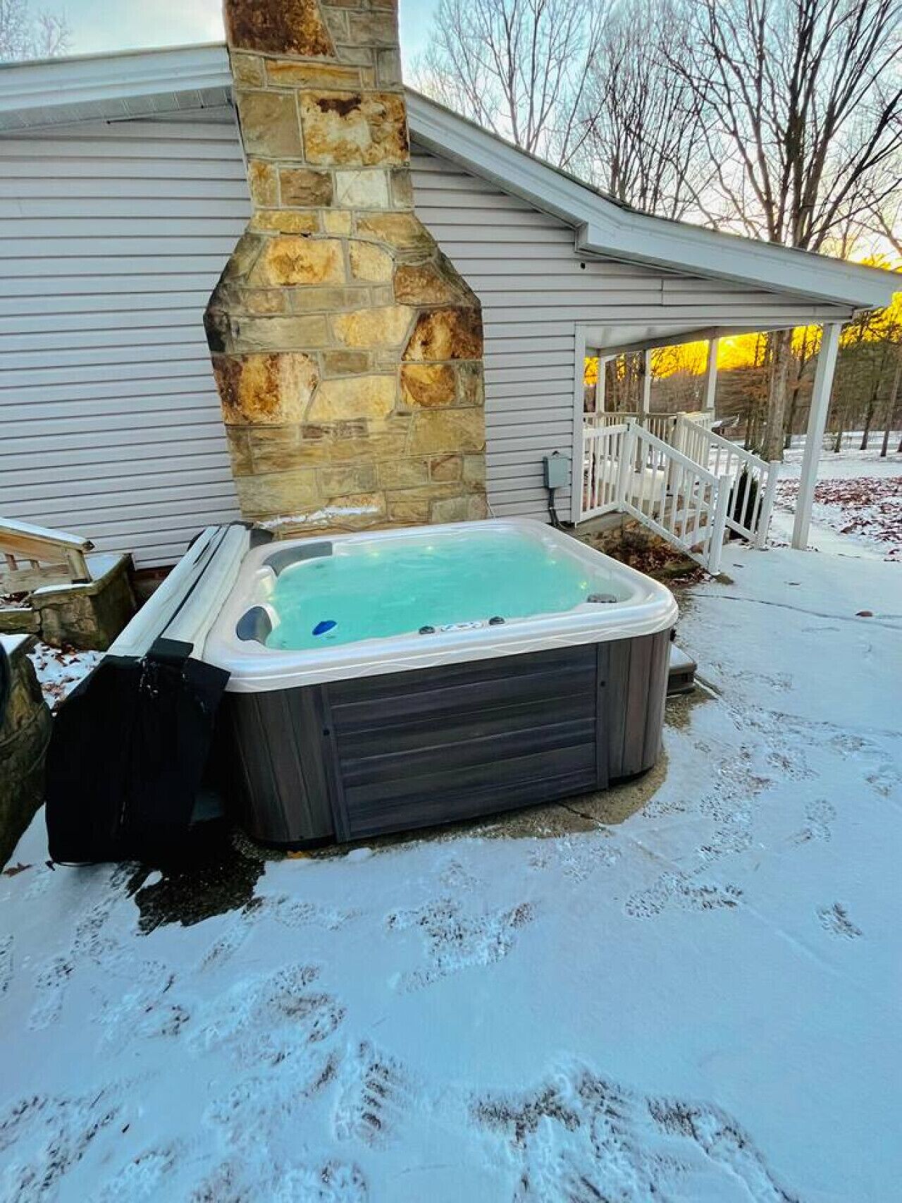Bañera de hidromasaje exterior