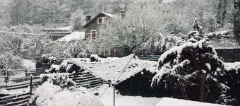 85m2 stone mountain house with garden