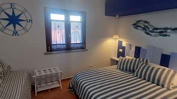 2 bedrooms, in-room safe, iron/ironing board, travel crib