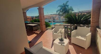 Landing Suite d'Anzio-maison dans villa avec jardin-piscine-salle de sport