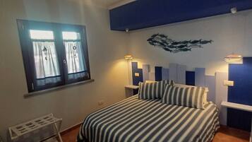 2 bedrooms, in-room safe, iron/ironing board, travel crib