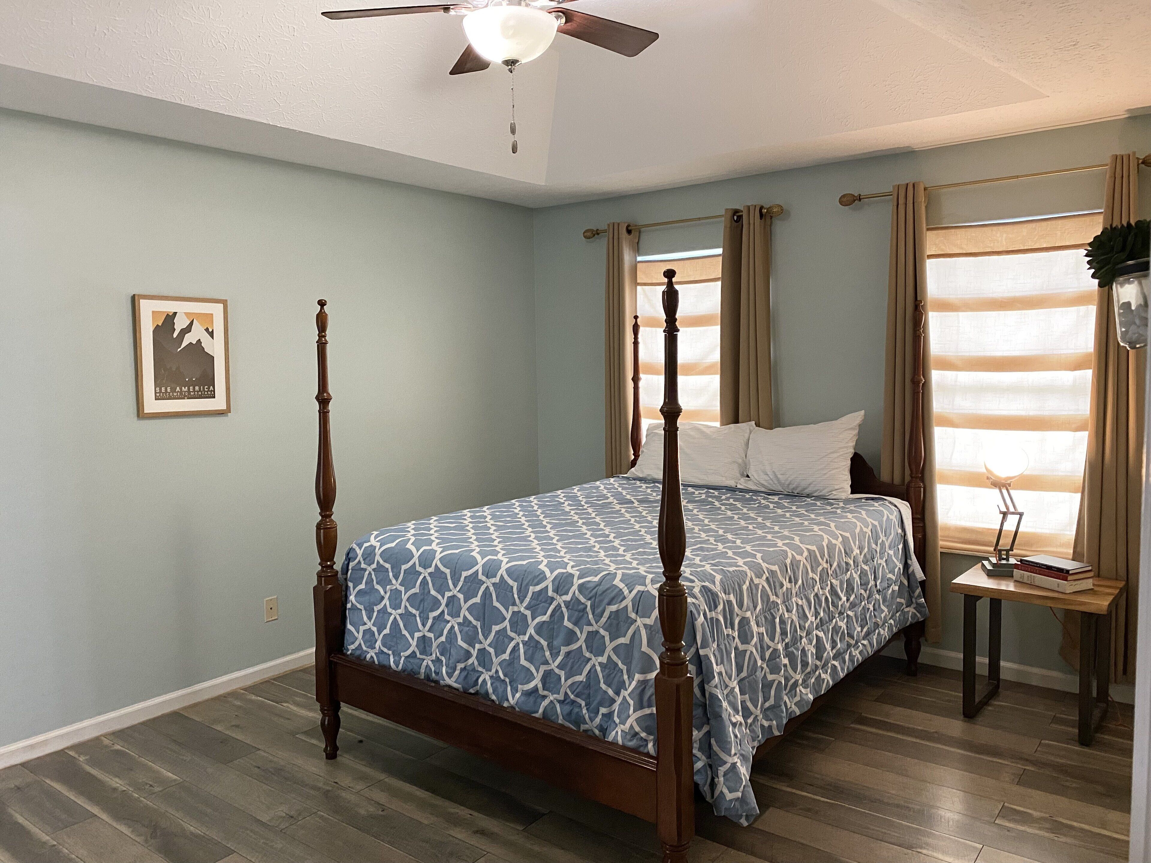 5 habitaciones, escritorio, tabla de planchar con plancha y wifi gratis 