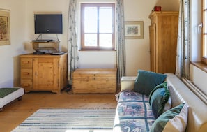 Fernseher, Kamin