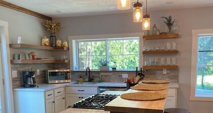 Modern Farmhouse Retreat | 55 Private Acres | Near Charlevoix, Boyne & Petoskey