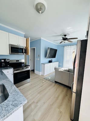 Fridge, microwave, stovetop, dishwasher - Ocean Views, seconds to the beach, and a 5 minute walk to downtown shopping! (Cape May)