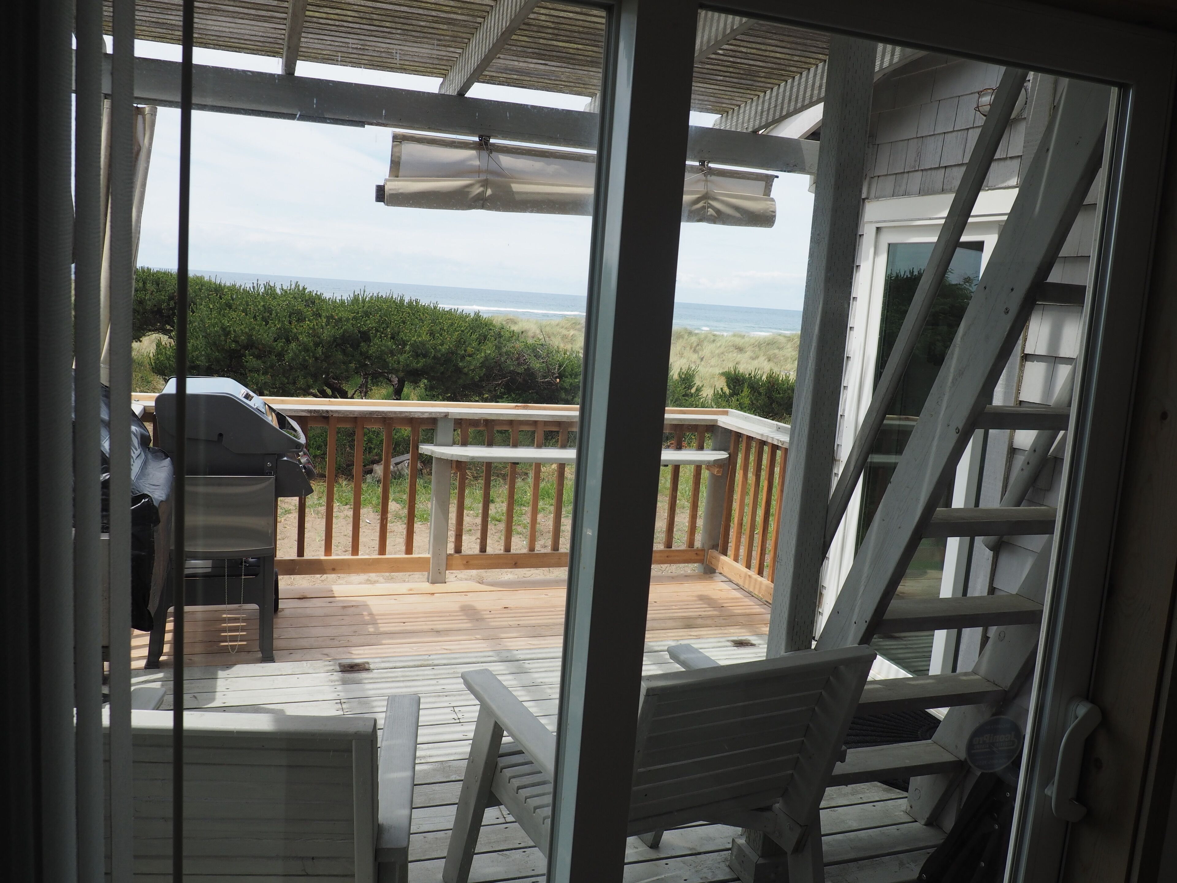 Rear deck view from master bedroom