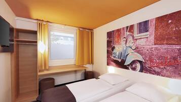 Allergiatestatut vuodevaatteet, työpöytä, äänieristys, ilmainen Wi-Fi