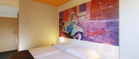 Quarto casal | Roupas de cama antialérgicas, escrivaninha, quartos à prova de som