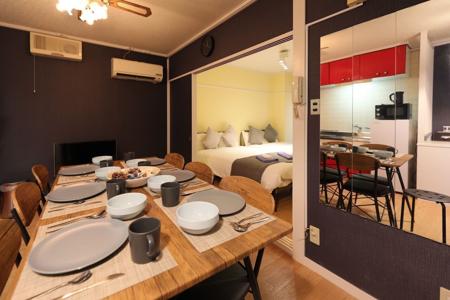 Restauration dans la chambre