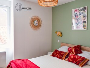 2 chambres, accès au Wi-Fi (inclus)