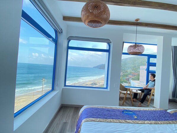 Chambre Familiale, vue mer | Vue sur la plage/l’océan