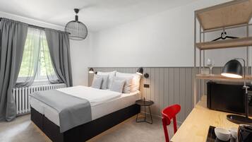 Ropa de cama de alta calidad, colchones Select Comfort y minibar