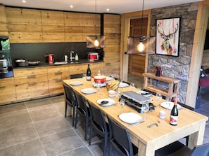 Dining - Chalet Josaly Jacuzzi /sauna (Samoëns)