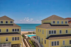 Exterior -    Luxurious Oceanside w/pool, elevator, 6 BR, steps from the sand and surf  (North Topsail Beach)