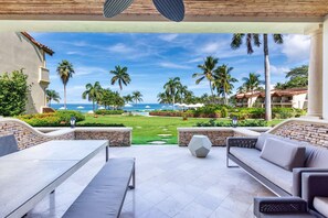 Terrace/patio - Modern Oceanfront Condo with a Chic Coastal Design, Resort-Style Amenities, and Direct Beach Access (Cabo Velas)