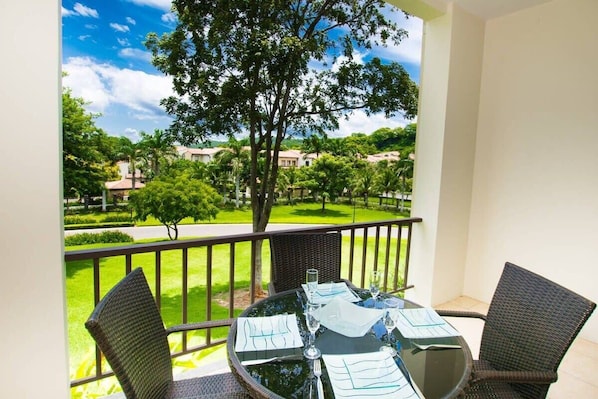 Condo, 2 Bedrooms, Mountain View | Balcony - Chic Minimalist Condo with Swimming Pool, Hot Tub, and Beach Club Access (Sardinal)