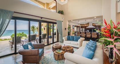 Stunning Luxury Mansion in Playa Flamingo with Six Bedrooms and Beachfront Access