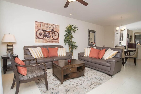 Condo, 2 Bedrooms, Mountain View | Living room | TV