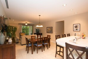 Apartment, 3 Bedrooms, Mountain View | Private kitchen | Full-size fridge, microwave, stovetop, dishwasher - Nicely decorated 3rd-floor beauty with pool-view balcony in Coco (Sardinal)