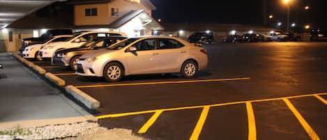 Front of property – evening/night